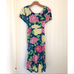 Jams World Floral Scoop Neck Dress